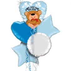 Get Well Hug Balloon Bouquet